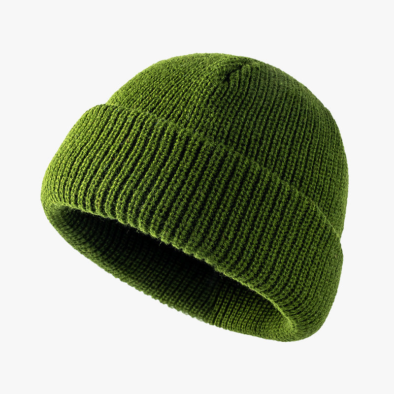 Wholesale Autumn and Winter Knitted Hats Woolen Hats Warm and Brimless Cold Hats